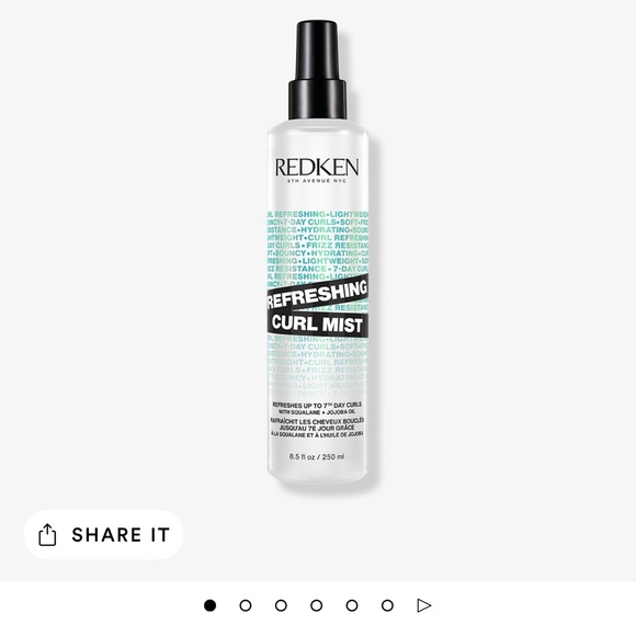 REDKEN Refreshing Curl Mist 8.5 Oz 250ml Spray Bottle & Sculpting Curl Gel 8.5 - Picture 4 of 4